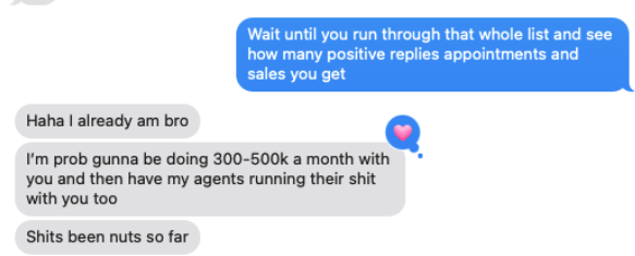Original client message